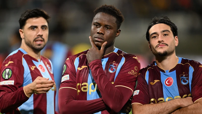 Trabzonspor'un Avrupa'da galibiyet hasreti sona erdi