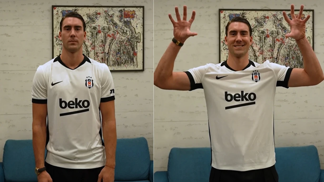 Beşiktaş’ın yeni transferi Dusan Vlahovic İstanbul’a geldi