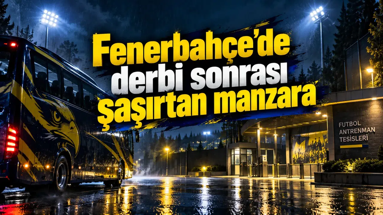 Fenerbahçe'de derbi sonrası şaşırtan manzara