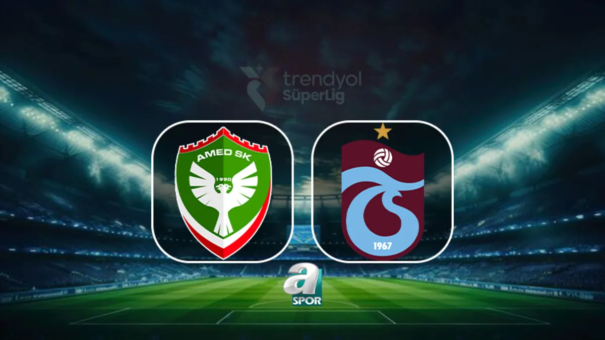 Amedspor-Trabzonspor maçı saat kaçta, hangi kanalda?
