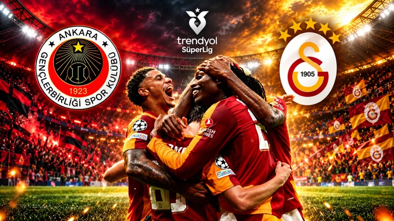 Gençlerbirliği - Galatasaray Maç Kadrosu ve Muhtemel 11'ler