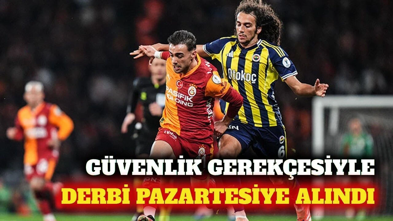 Galatasaray-Fenerbahçe derbisi 26 Ekim 2026'da: TFF açıkladı