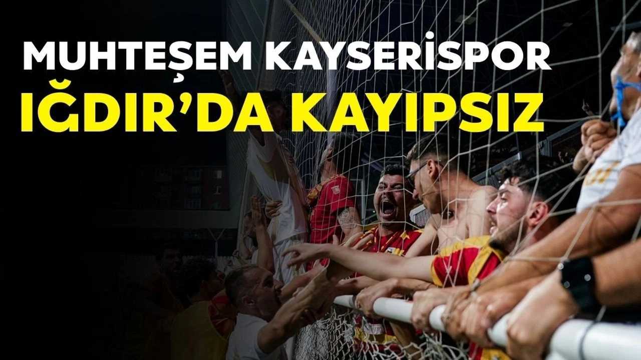 Iğdır FK Kayserispor maçı canlı anlatım
