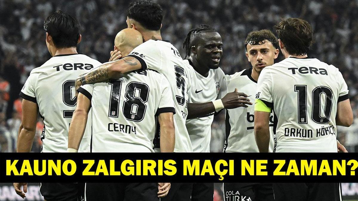 BEŞİKTAŞ ZALGIRIS MAÇI NE ZAMAN? UEFA Avrupa Ligi Beşiktaş Kauno Zalgiris Maçı Hangi Kanalda, Saat Kaçta?