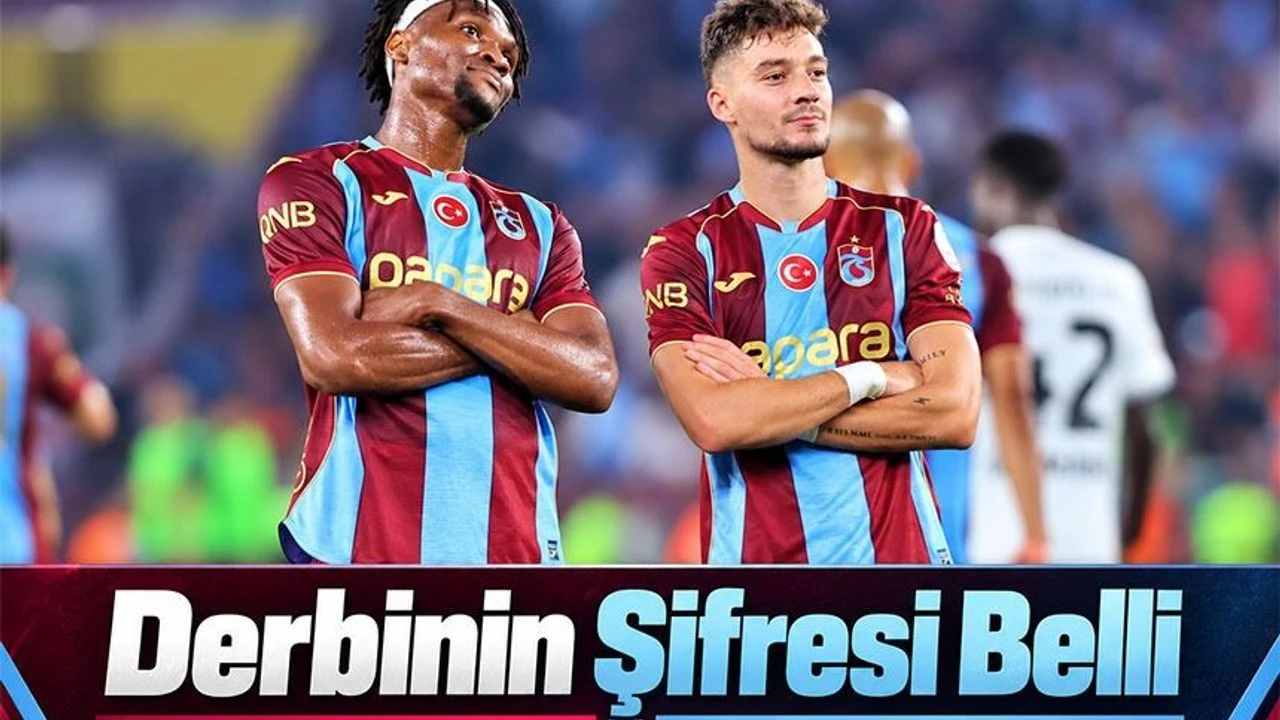 Trabzonspor’da Galatasaray derbisinin planı belli oldu: Kilit orta saha
