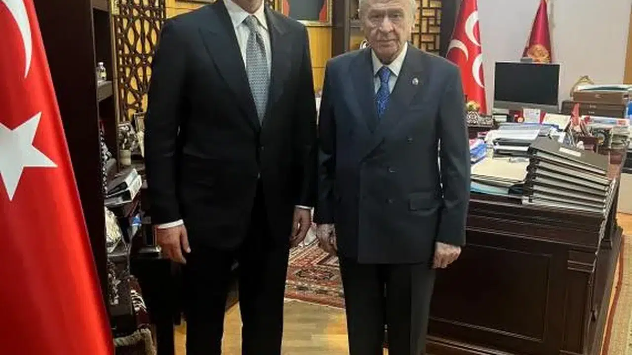 MHP Genel Merkezi'nde kritik futbol mesaisi: Bahçeli ve Hacıosmanoğlu bir araya geldi