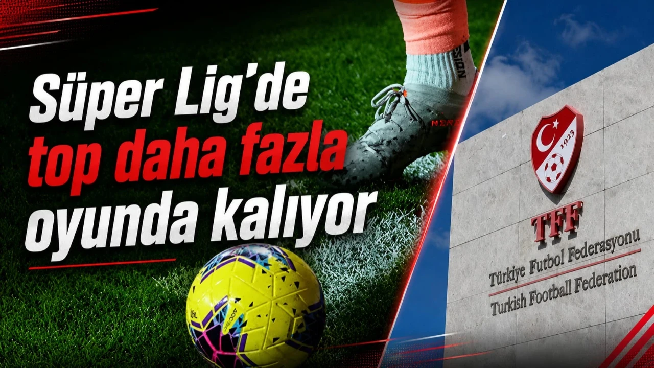 Süper Lig’de top daha fazla oyunda kalıyor
