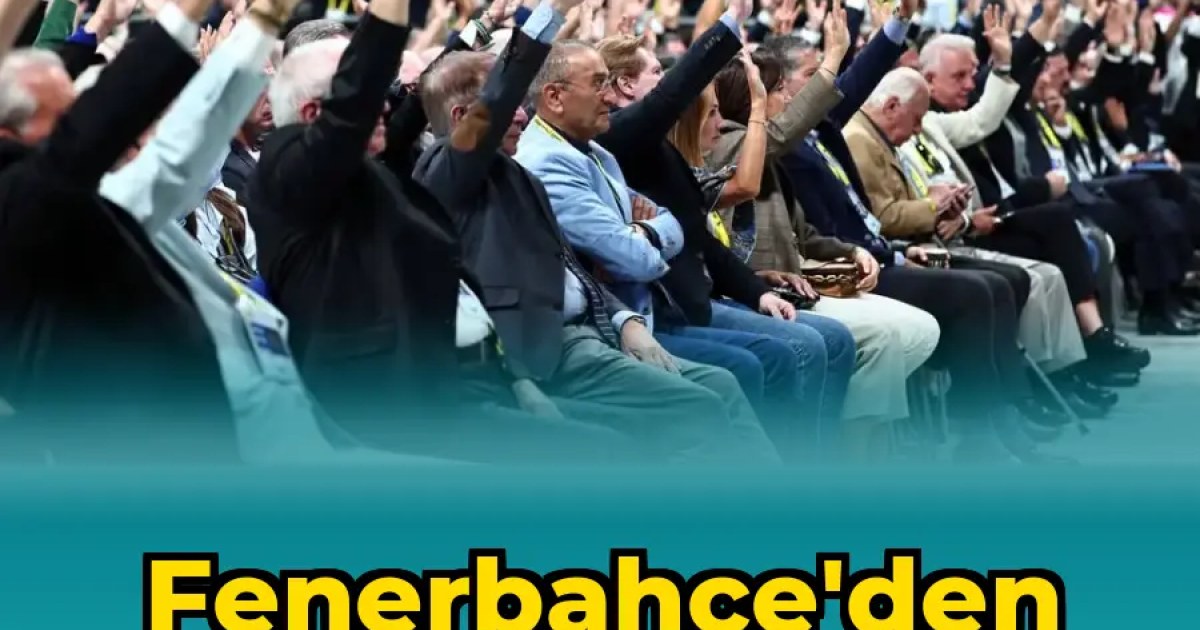Fenerbahçe'den Kongre Üyelerine Teşekkür Mesajı