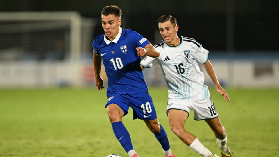 Eski Rizesporlu fuutbolcu şov yaptı: Finlandiya, San Marino'yu parçaladı