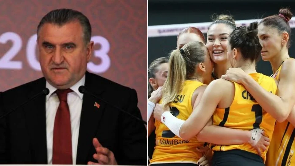 Osman Aşkın Bak'tan Şampiyonlar Kupası'nı kazanan VakıfBank'a tebrik mesajı!