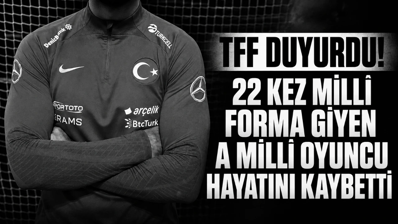 Ay-Yıldızlı formayı 22 kez giymişti! A Millî oyuncudan acı haber