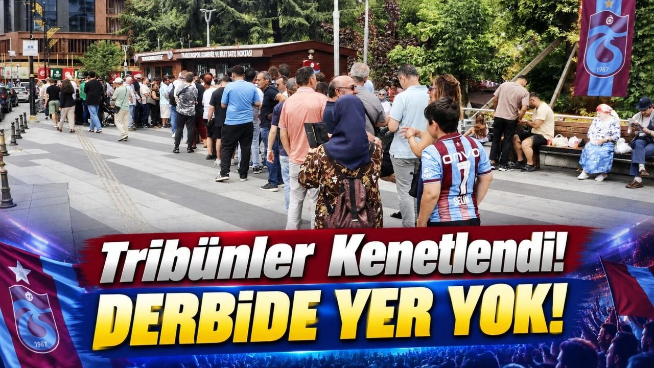 Trabzonspor-Galatasaray Derbisine Büyük İlgi: Papara Park’ta Yer Kalmayacak