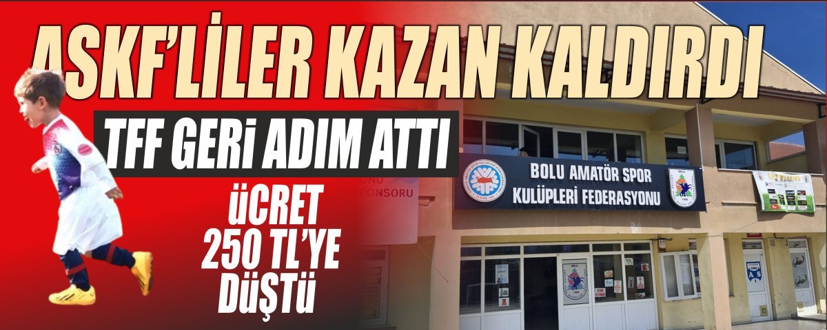 ASKF\'LER VE AMATÖR KULÜPLERDEN YOĞUN İTİRAZ