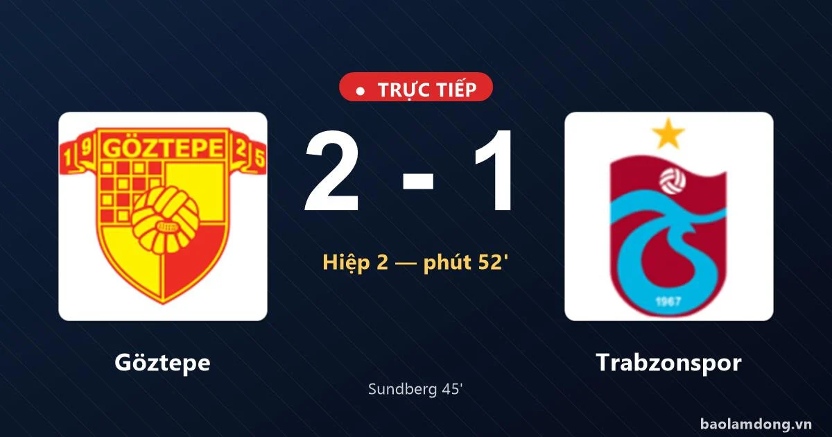 CANLI Göztepe-Trabzonspor: Trabzonspor farkı 2-1'e indirdi