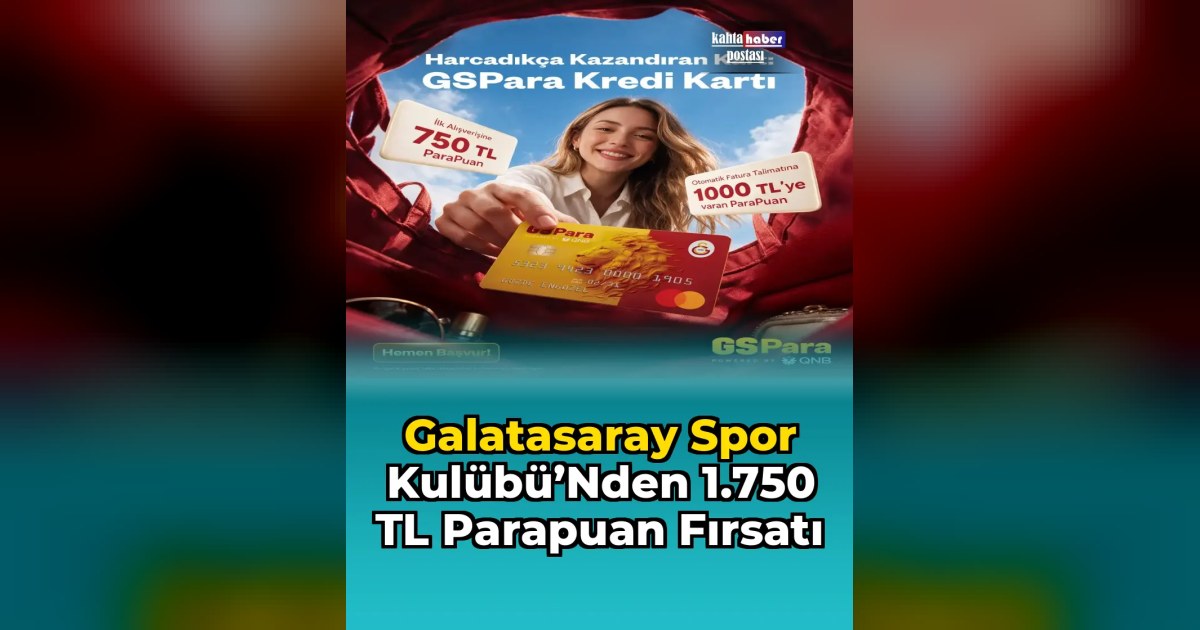 Galatasaray Spor Kulübü’nden 1.750 TL ParaPuan fırsatı
