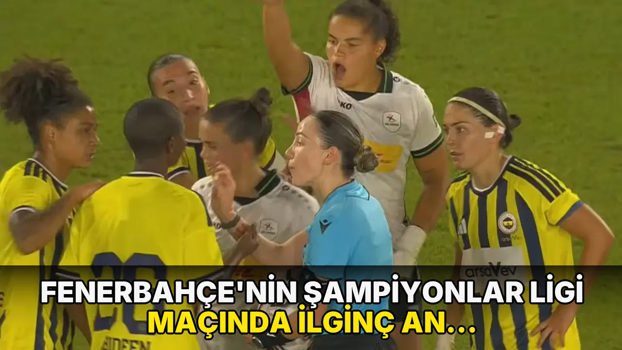 Fenerbahçe'nin Şampiyonlar Ligi mücadelesinde tuhaf anlar: Hakem maçı erken sonlandırdı, ortalık karıştı