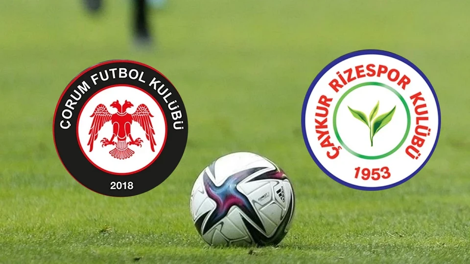 Çorum FK-Rizespor maçı hangi kanalda, saat kaçta? Çorum FK-Rizespor maç öncesi puan durumu