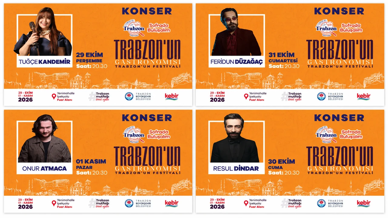 Trabzon Gastronomi Festivali’nde Konser Şöleni