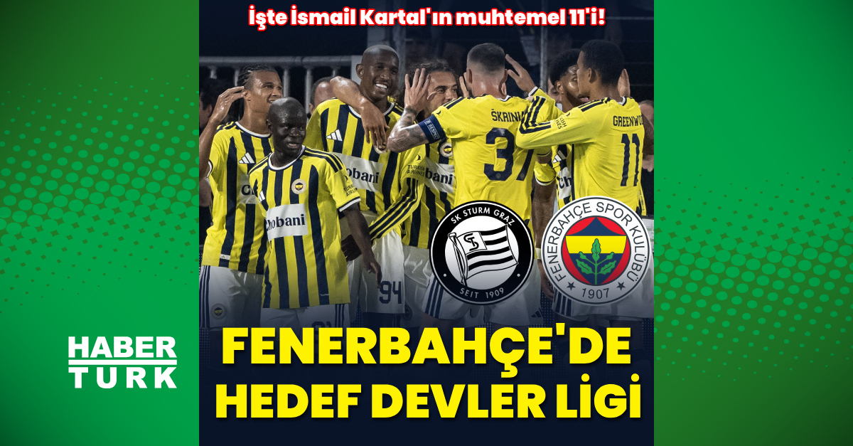 Fenerbahçe, Şampiyonlar Ligi play-off turu için sahaya çıkıyor: İşte İsmail Kartal'ın 11'i!