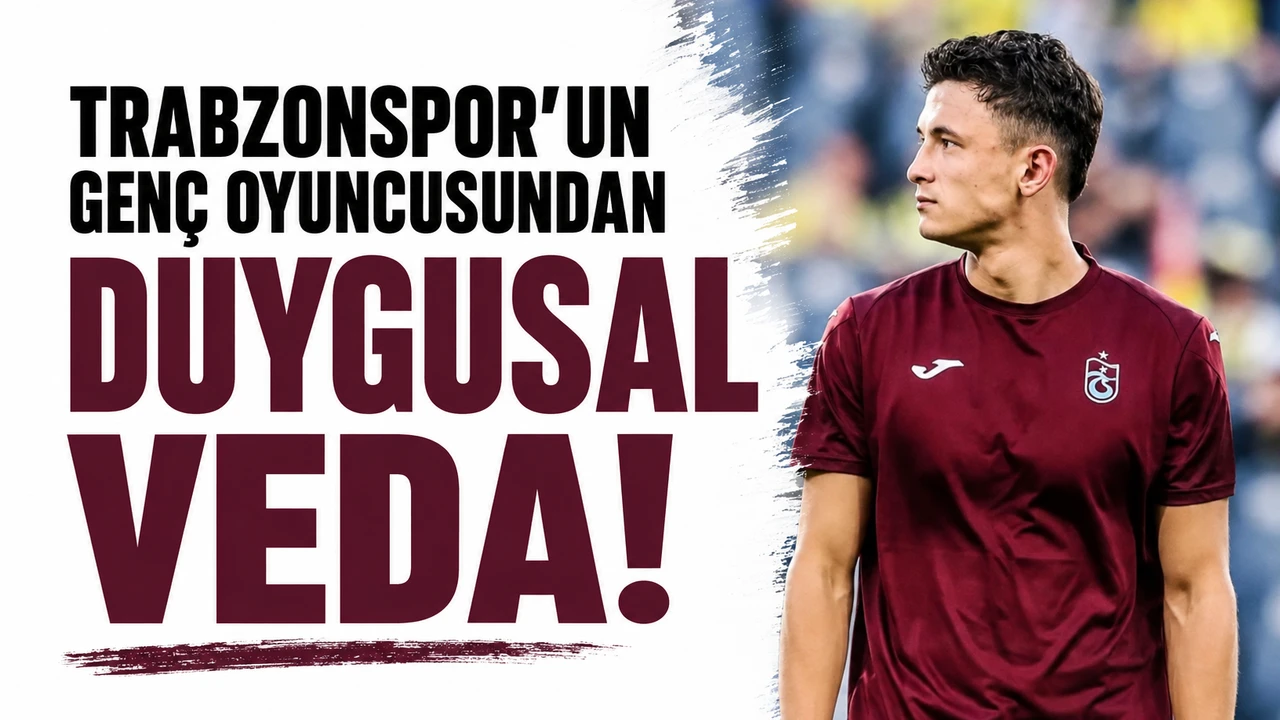 Trabzonspor’un genç ismi veda etti!
