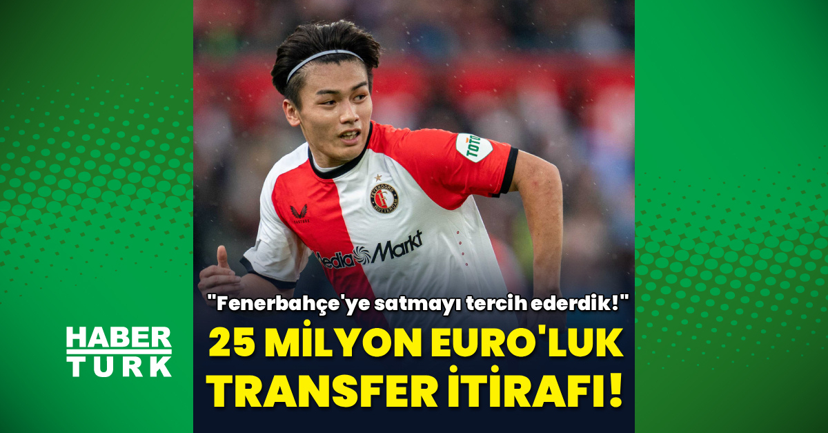 Feyenoord'dan Fenerbahçe için Ayase Ueda itirafı: 25 milyon Euro teklif aldık!
