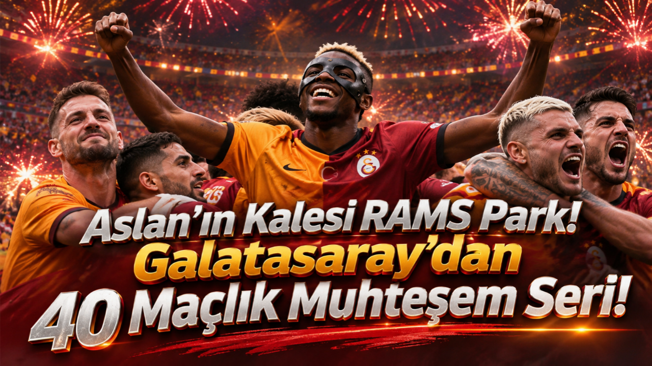Aslan’ın Kalesi RAMS Park! Galatasaray’dan 40 Maçlık Muhteşem Seri!