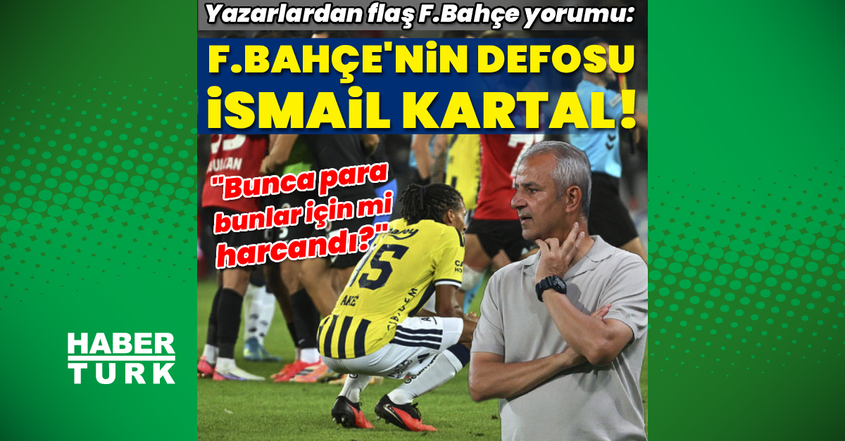 Spor yazarları Fenerbahçe'nin Gençlerbirliği yenilgisini değerlendirdi