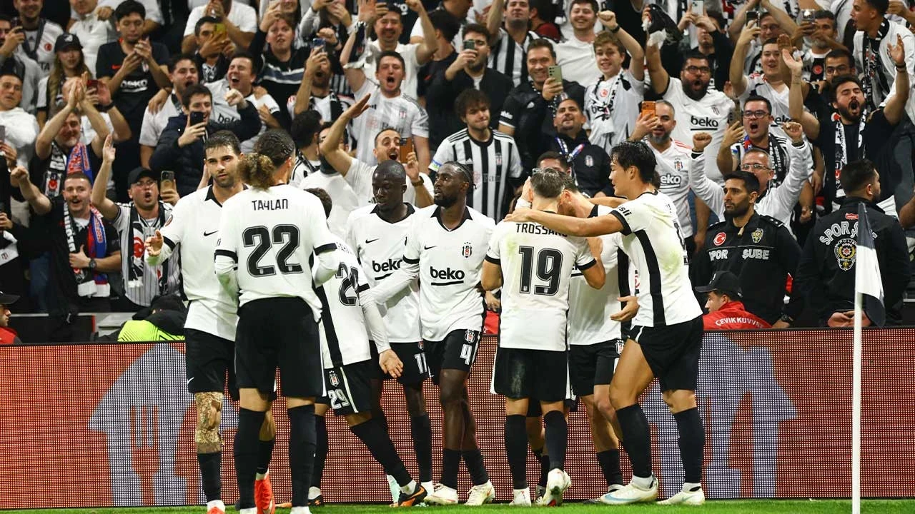 Beşiktaş'ın Avrupa performansı: 9 maçta 7 galibiyet, 1 beraberlik ve 1 mağlubiyet