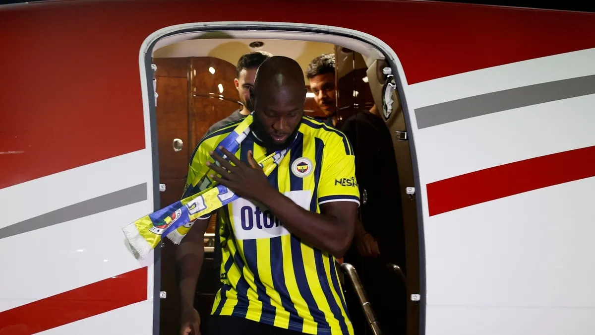 Romelu Lukaku, Fenerbahçe için geldi! İşte ilk görüntüler