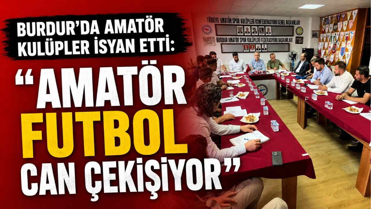 “Amatör futbol can çekişiyor” – Burdur Gazetesi