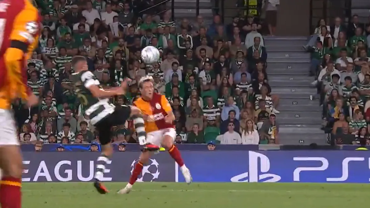 Sporting Lizbon’un kırmızı kartı VAR’dan döndü! Galatasaray için kritik karar