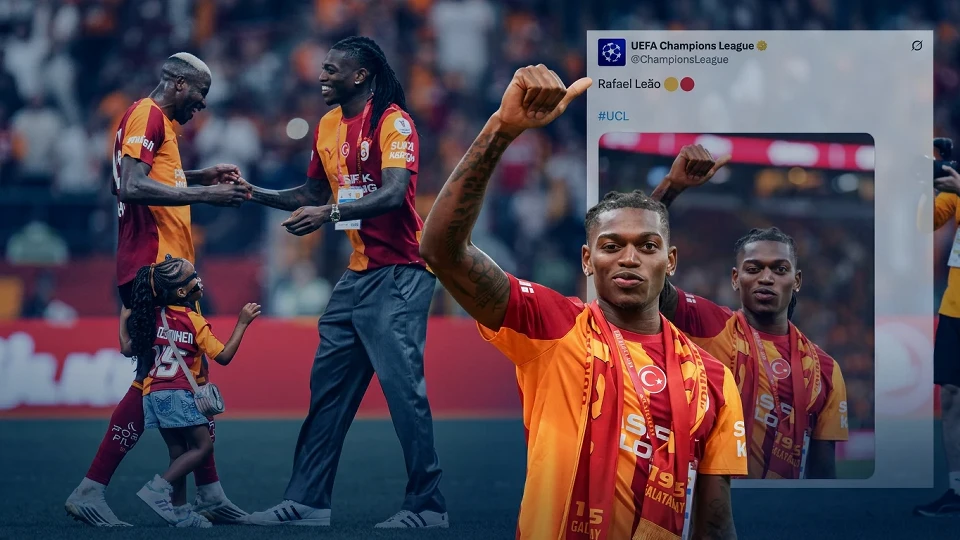Şampiyonlar Ligi hesabından Leao paylaşımı: Yıldız isimden "Geliyoruz" cevabı
