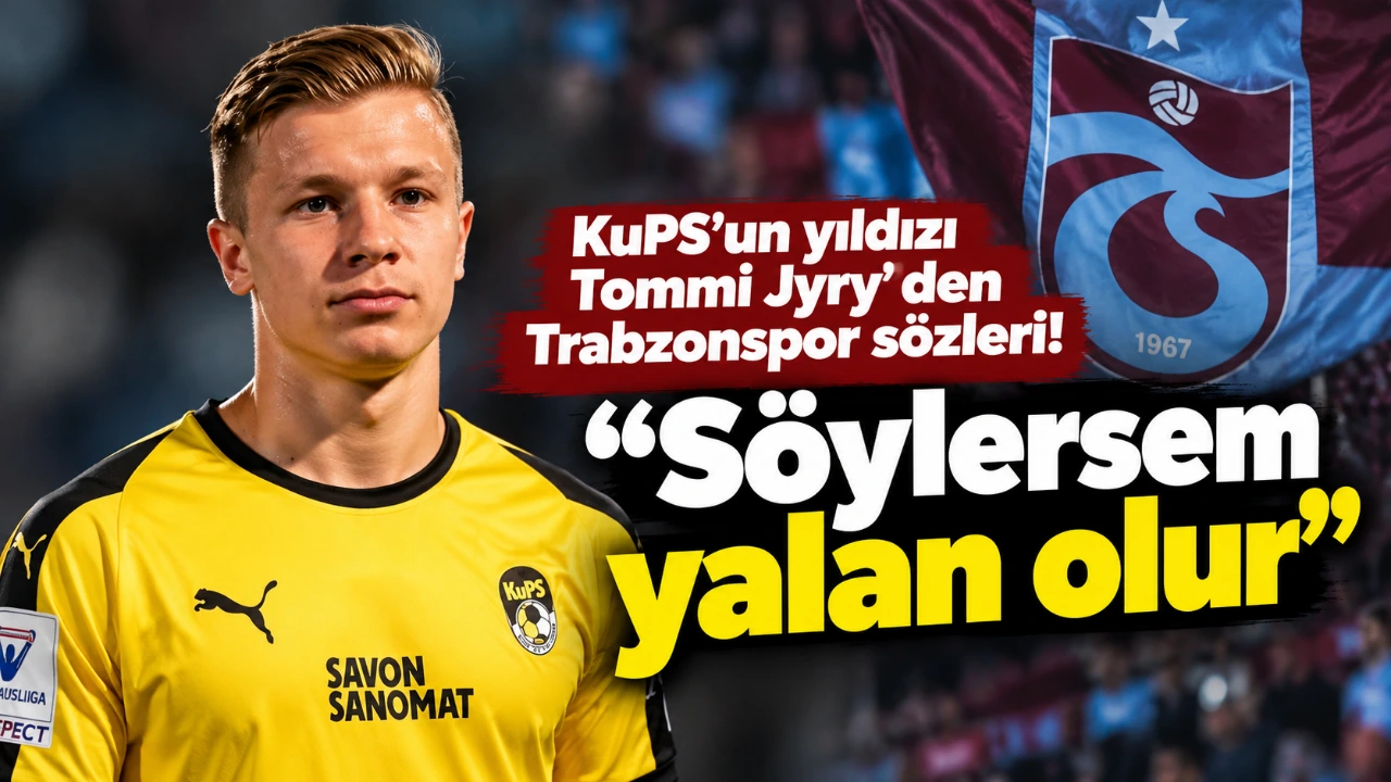 KuPS’un Yıldızı Tommi Jyry’den Trabzonspor Sözleri! "Söylersem yalan olur"