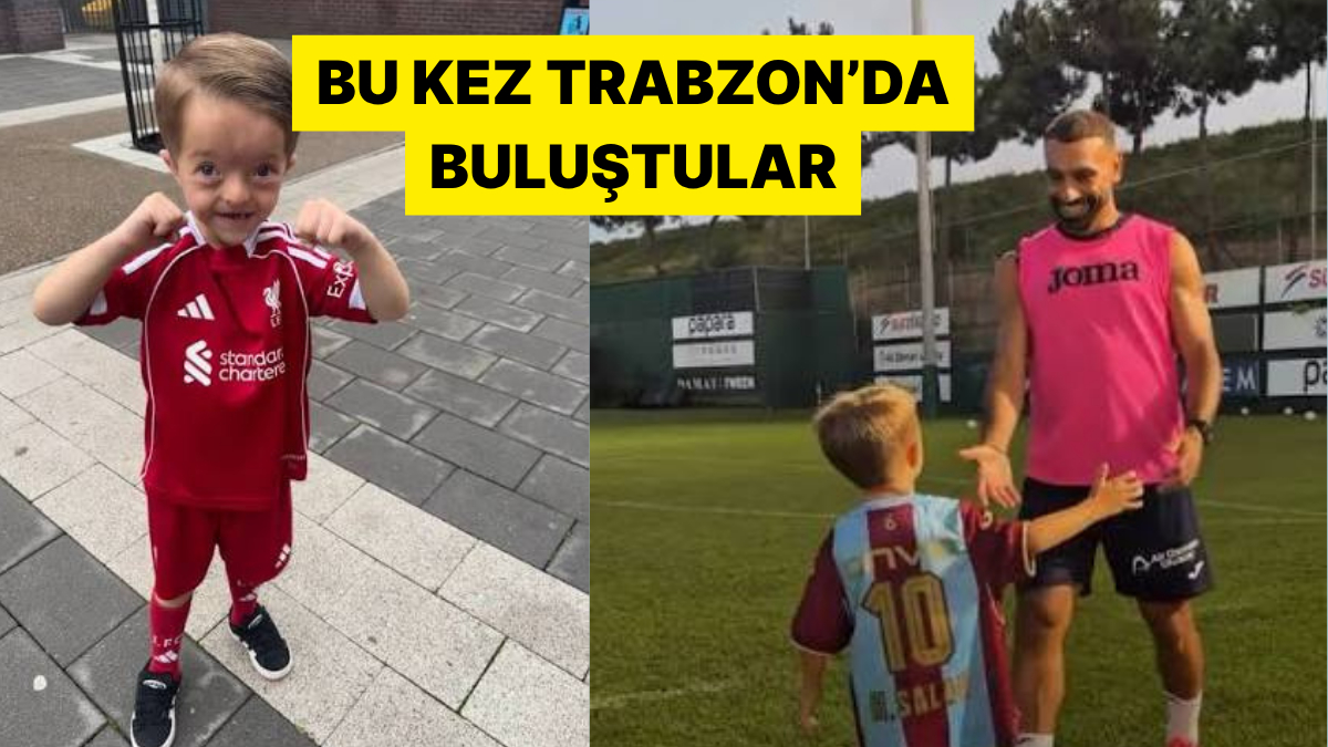 Trabzonspor'un Salah ve Minik Isaac'i Yeniden Buluşturması Dünya Çapında Viral Oldu