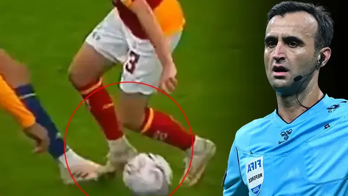 Galatasaray - Fenerbahçe derbisinde tartışmalı penaltı pozisyonu! Dikkat çeken yorum: 'Temas gerçekleşiyor ama...'