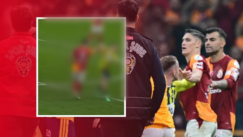Derbi kavgasının fitilini ateşleyen görüntü ortaya çıktı