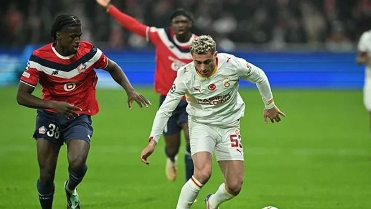 Galatasaray, Lille deplasmanında ilk yarıda 2-2’yi yakaladı