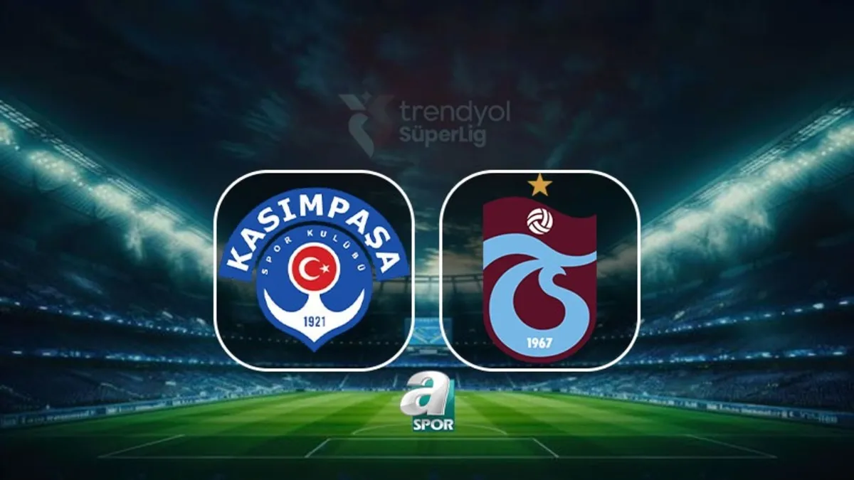 Kasımpaşa-Trabzonspor maçının ilk 11'leri açıklandı!