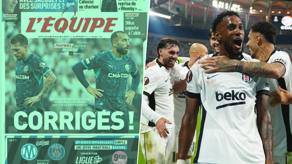 Beşiktaş - Marsilya maçı: Fransa basınından flaş manşetler | Beşiktaş haberleri | Futbol Haberleri