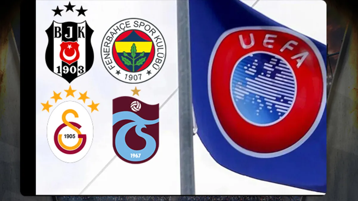 UEFA kulüpler sıralaması güncellendi! Beşiktaş, Fenerbahçe, Galatasaray ve Trabzonspor...