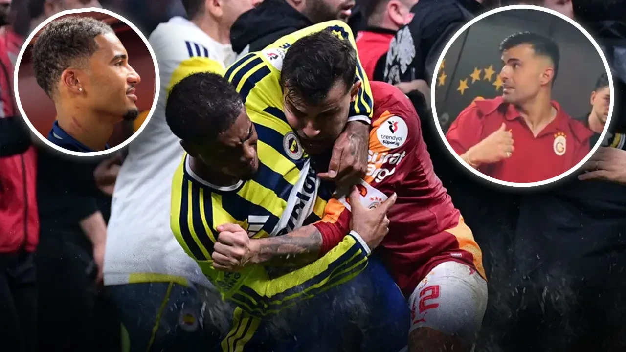 Galatasaray-Fenerbahçe derbisi sonrası kavga olayında Archie Brown ve Abdülkerim Bardakcı'dan açıklamalar!
