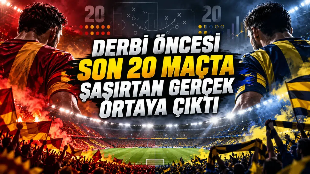 Derbi öncesi son 20 maçta şaşırtan gerçek ortaya çıktı