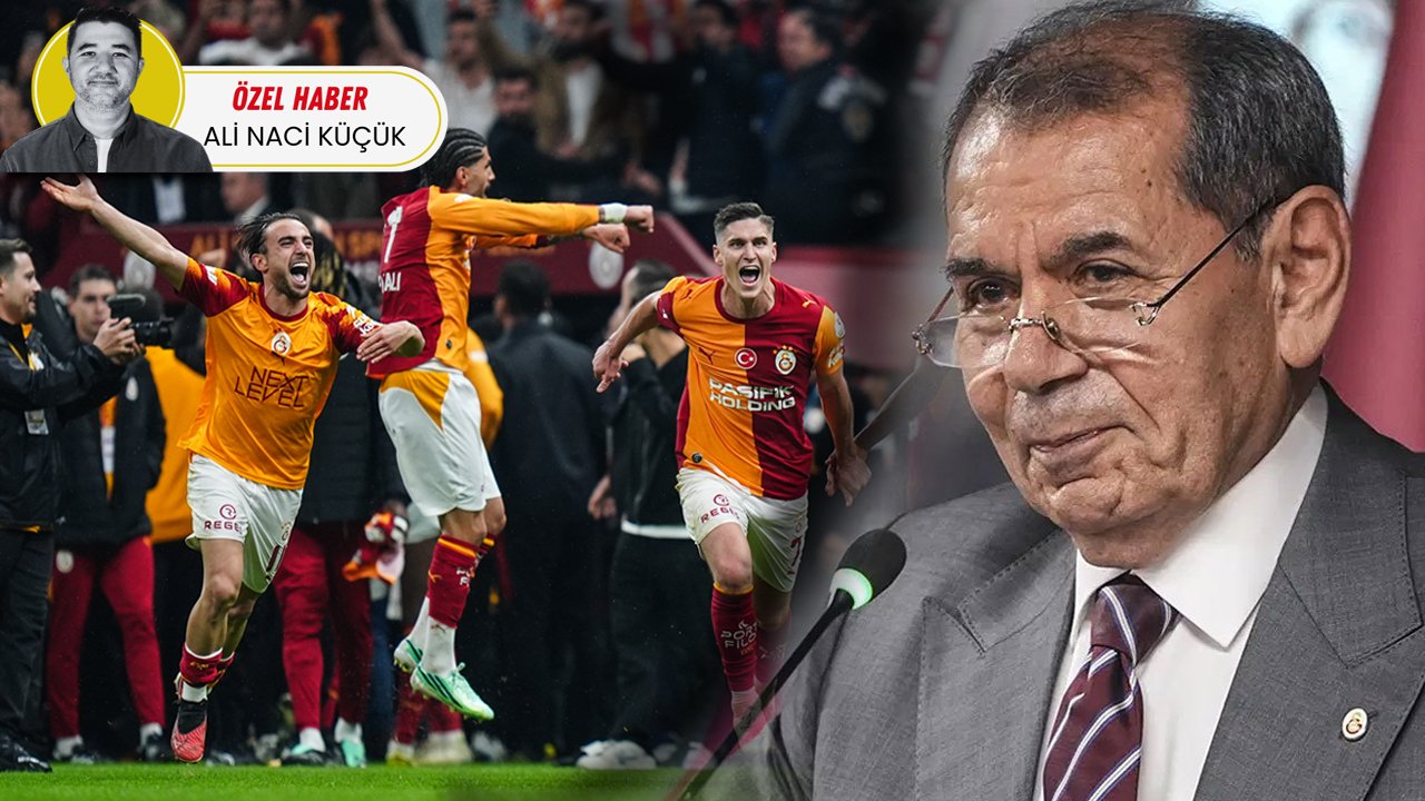 Aslanlara Özbek jesti: Galatasaray Başkanı, Fenerbahçe galibiyetini soyunma odasında ödüllendirdi