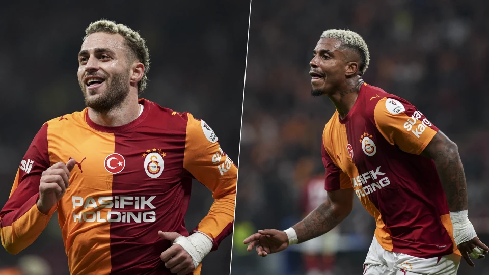 Galatasaray'ın iki yıldızı bu sezon ilk kez gol sevinci yaşadı