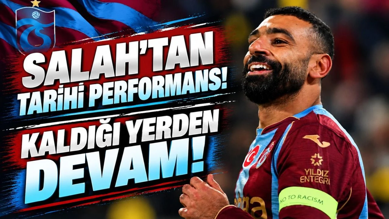 Trabzonspor'da Mohamed Salah Fırtınası! 10 Maçta 12 Gole Katkı, Avrupa'da Tarihi Başarı!