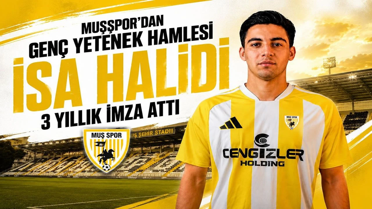 Galatasaray'dan Muşspor'a sürpriz transfer: İsa Halidi 3 yıllığına imzaladı