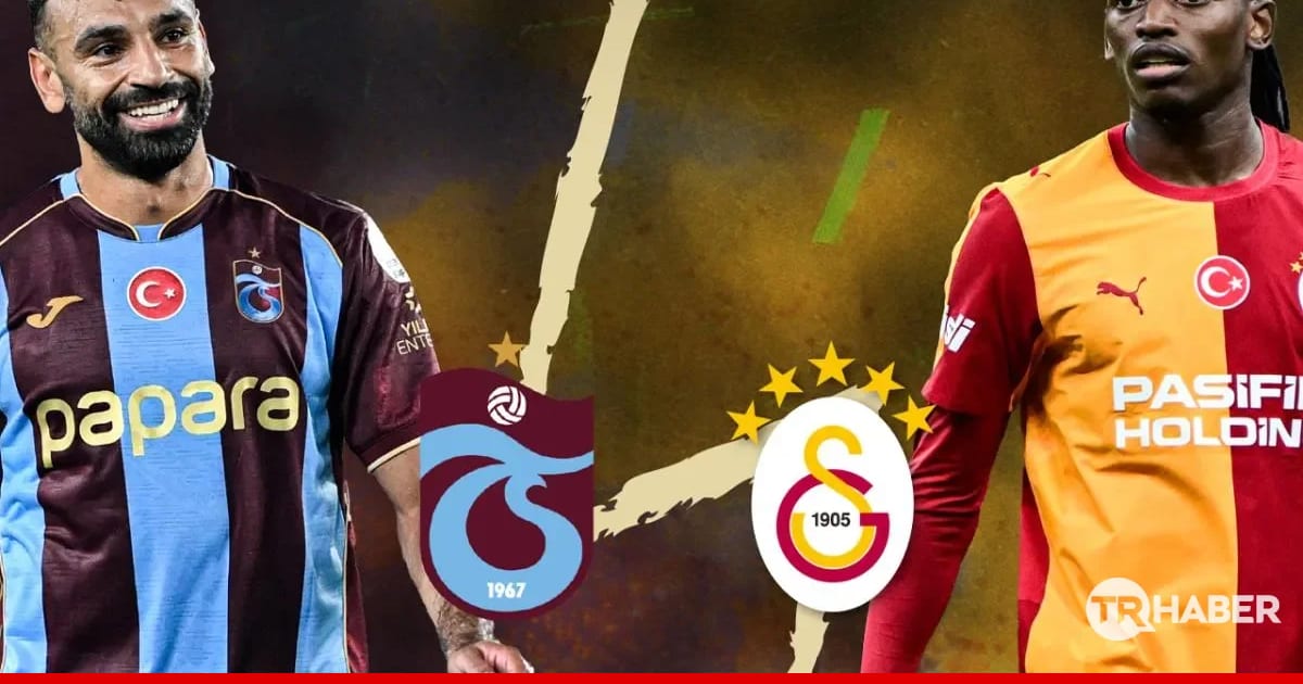 Süper Lig'de dev kapışma! Trabzonspor, Galatasaray'ı konuk ediyor: İşte muhtemel 11'ler