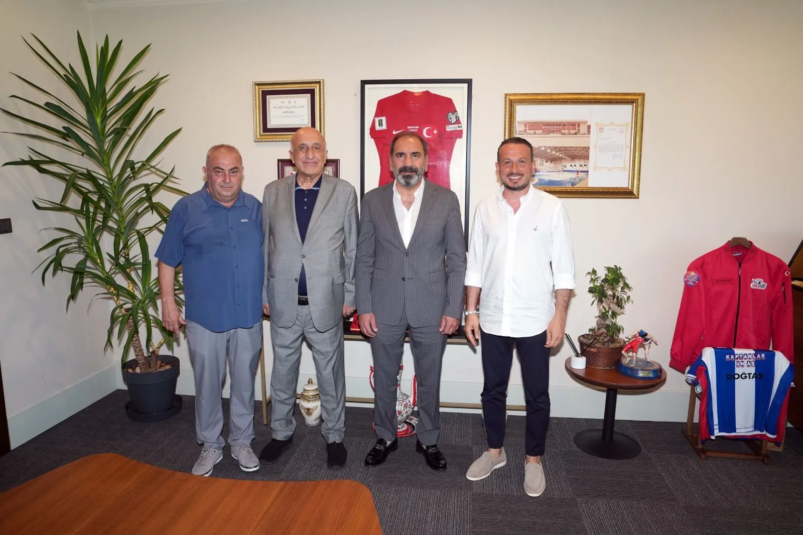 52 Orduspor ve Erciyes 38 FK Başkanlarından TFF'ye Ziyaret