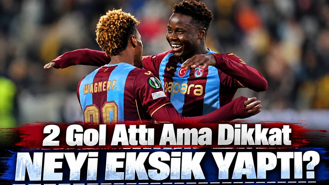 Trabzonspor'da Franculino Djú Fırtınası! KuPS Maçında 2 Gol Attı Ama Eksikleri Dikkat Çekti!