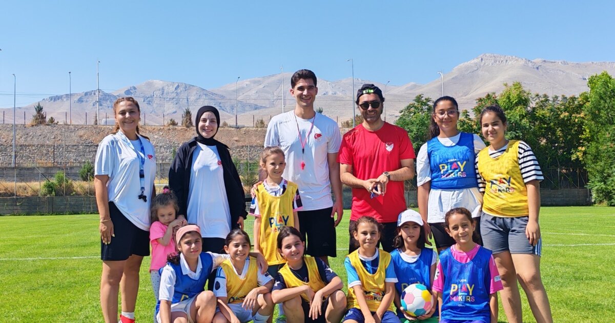 UEFA Playmakers Programı Malatya’da Minik Kızları Futbolla Buluşturdu